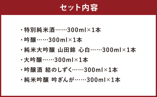 【南部美人】飲みきり宅飲みセット（300ml×6本） ／ 贈答品 お酒 酒 アルコール 日本酒 純米酒 ギフト 飲み比べ お取り寄せ