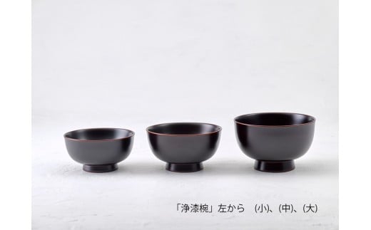【滴生舎】浄法寺漆器 浄漆椀 （小） 【溜】／ 漆器 漆 浄法寺漆 木製 椀 岩手県 二戸市