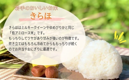 【偶数月6回定期便】 甘くてもっちり 岩手県産 きらほ 乾式無洗米 5kg （合計：30kg） 三右エ門 こだわりのお米【2025年10月下旬～2027年2月下旬発送予定】／ 米 お米 こめ コメ ごはん ご飯 白米 ふるさと納税米 ブランド米 低アミロース米 岩手県 二戸市 常温