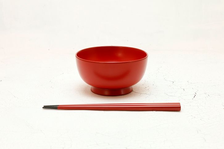 【滴生舎】浄法寺漆器 こども椀と箸のセット