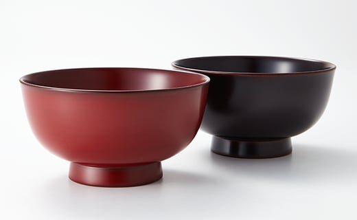 【滴生舎】浄法寺漆器　浄漆椀（中）朱・溜／漆器 器 食器 お椀 椀 伝統工芸品 国産漆