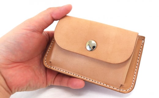 【4358 aging&anti－aging】 本革 コンパクトウォレット ／ ミニ 財布 レザー カード収納