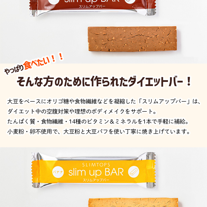 スリムアップバー【バナナ】 ／ 天真堂 ダイエット プロテイン たんぱく質