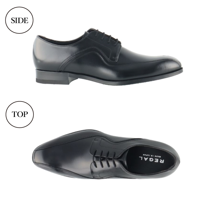 REGAL 革靴 紳士 ビジネスシューズ スワールトゥ ブラック 26AL 八幡平市産モデル ／ ビジネス 靴 シューズ リーガル 24.0cm