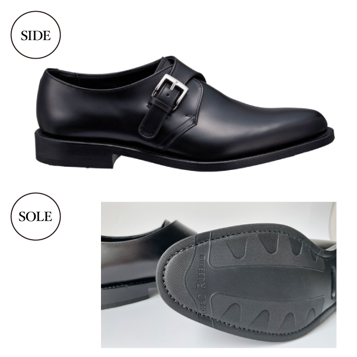 REGAL 革靴 紳士 ビジネス ハイブリッドドレスシューズ モンクストラップ ブラック 17BL 八幡平市産モデル 23.5cm ～ 27.0cm ／ ビジネス 靴 シューズ リーガル 24.5cm