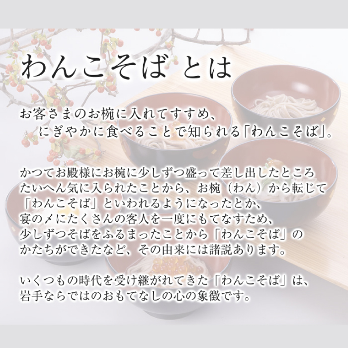 【北舘製麺】半なまわんこそば 6人前（KW-A） ／ 蕎麦 ソバ わんこ蕎麦 つゆ付き