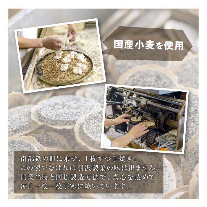 南部せんべい お試し 10枚 食べ比べ ／ 南部煎餅 煎餅 和菓子 スイーツ 【羽沢製菓】