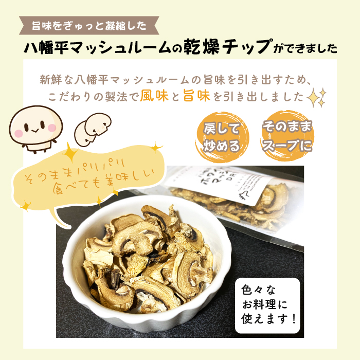 八幡平マッシュルームおこげ＆八幡平ホワイトマッシュDRYの詰合せ ／ ジオファーム八幡平 ドライ せんべい 八幡平市