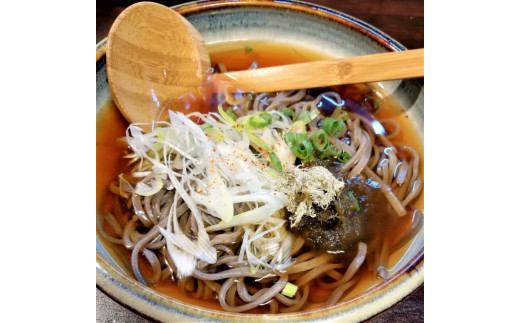 土川そばものがたりセット ／ 蕎麦 ソバ 玄そば つゆ付き 道の駅