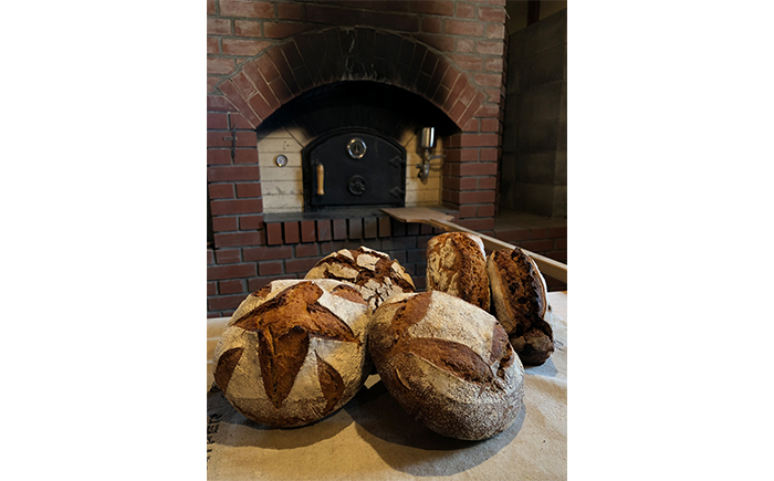 薪窯パン 有機アインコーン 2個 × 3ヶ月定期便 【 農家パン VERUM 】 ／ パン ぱん ブレッド ベーカリー 古代小麦 薪窯 薪窯焼き 薪窯焼 石窯パン 石窯 卵不使用 乳製品不使用 乳不使用