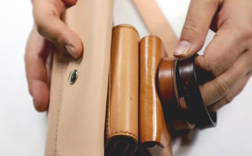 本革 キーホルダー 【黒】 ／ 4358 レザー製 キーリング ベルトループ 革小物 レザー小物 雑貨 小物 レザー小物