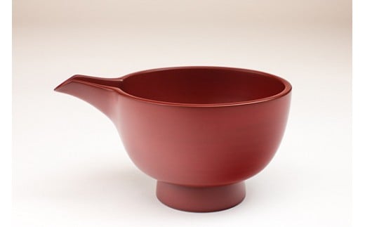 【安比塗漆器】 4.5寸片口 本朱 ／ 片口 かたくち 酒器 漆器 漆塗 伝統工芸品 食器 和食器