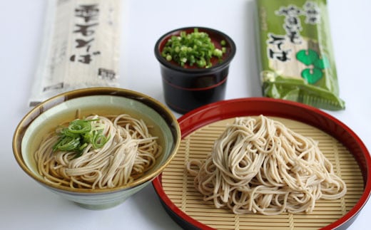 【 八幡平市 × 雫石町 共通返礼品 】 お蕎麦の食べ比べセット ／ そば 蕎麦 お蕎麦 おそば ソバ 乾麺 麺 セット 食べ比べ 味比べ 麺類 めん 常温