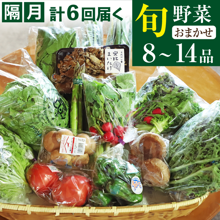 【新】八幡平のふるさと産直箱（大）【隔月／計6回】 ／ あすぴーて おまかせ 野菜 新鮮 野菜詰合せ 季節の野菜 旬の野菜 産地直送