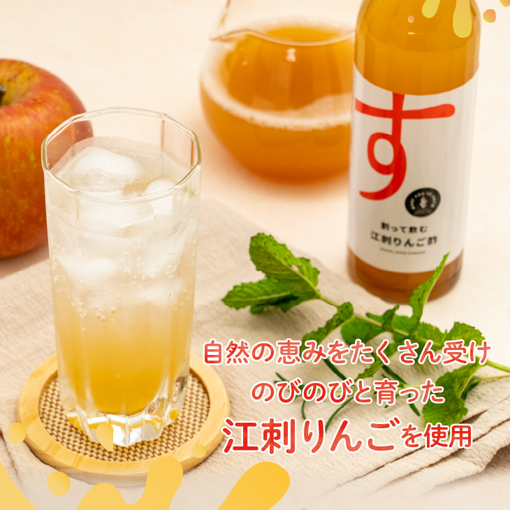割って飲む江刺りんご酢　300ml×3本 [A0067]