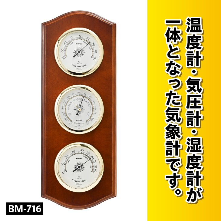 ウェザーガイド気象計 BM-716 [AJ055]