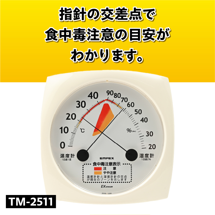食中毒注意計 TM-2511[AJ112]