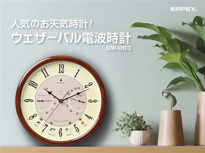 ウェザーパル電波時計 BW-863 [AJ142]