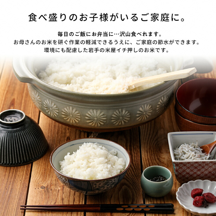 【令和7年産】奥州市産銀河のしずく 無洗米 10kg(5kg×2） [BC018-R7]