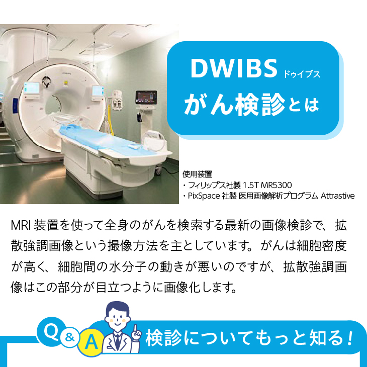 全身MRI (DWIBS) がん検診利用券 [BM001]