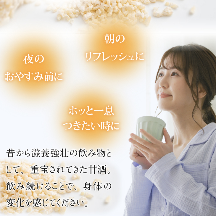 純米甘酒500ml（ストレートタイプ）16本入 [AD015]