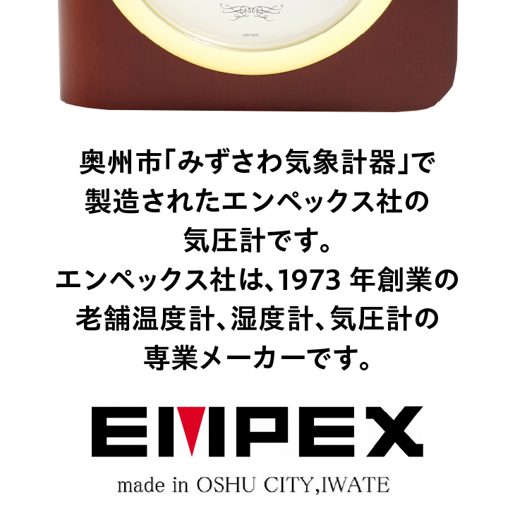 ルームガイド気圧計 BM-745 [AJ043]