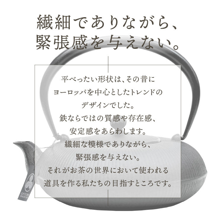 南部鉄器 鉄瓶 立目 黒 0.8L IH調理器 伝統工芸品 やかん ケトル キッチン用品 食器 日用品 雑貨[AK024]