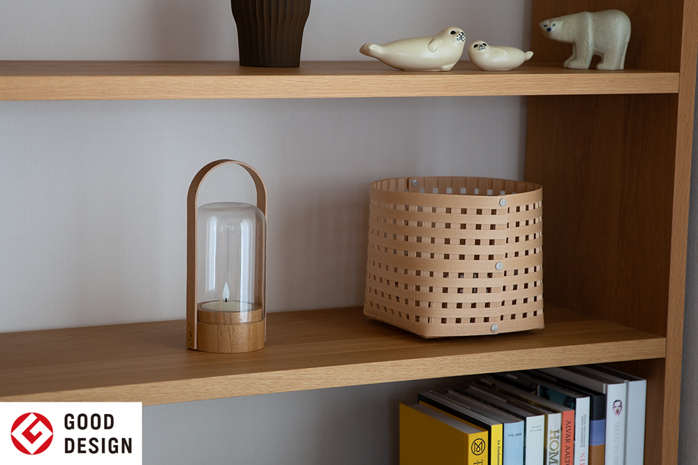 暮らしを豊かにするシンプルで美しいかご S3 ベージュ 岩手県奥州市産 バンドシー Bandc [AR035]