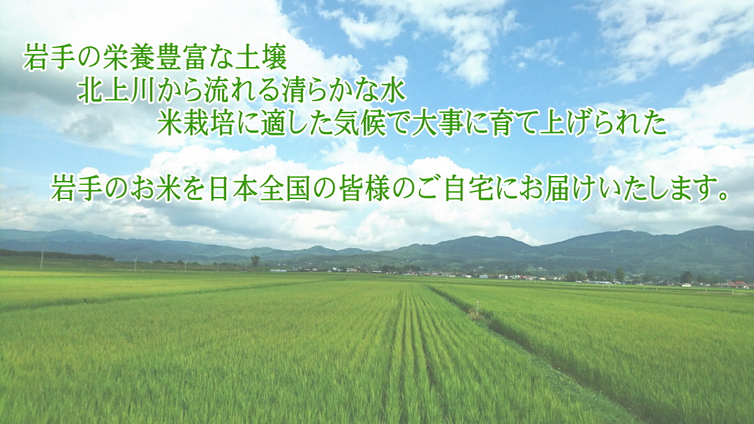 【令和7年産】奥州市産銀河のしずく 無洗米 10kg(5kg×2） [BC018-R7]