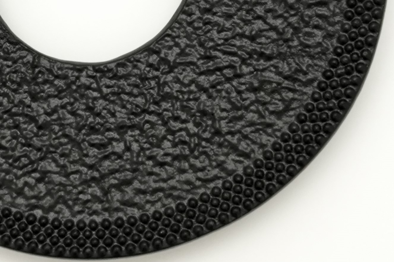 南部鉄器 瓶敷 丸型アラレ（鉄瓶、鍋向き） [Y0101]