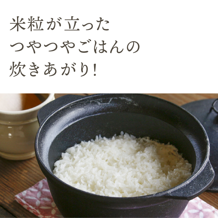 南部鉄器 南部ごはん釜2合炊[Z0045]