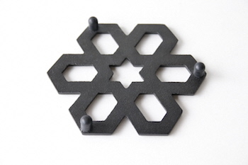 南部鉄器 瓶敷 雪格子[Z0051]