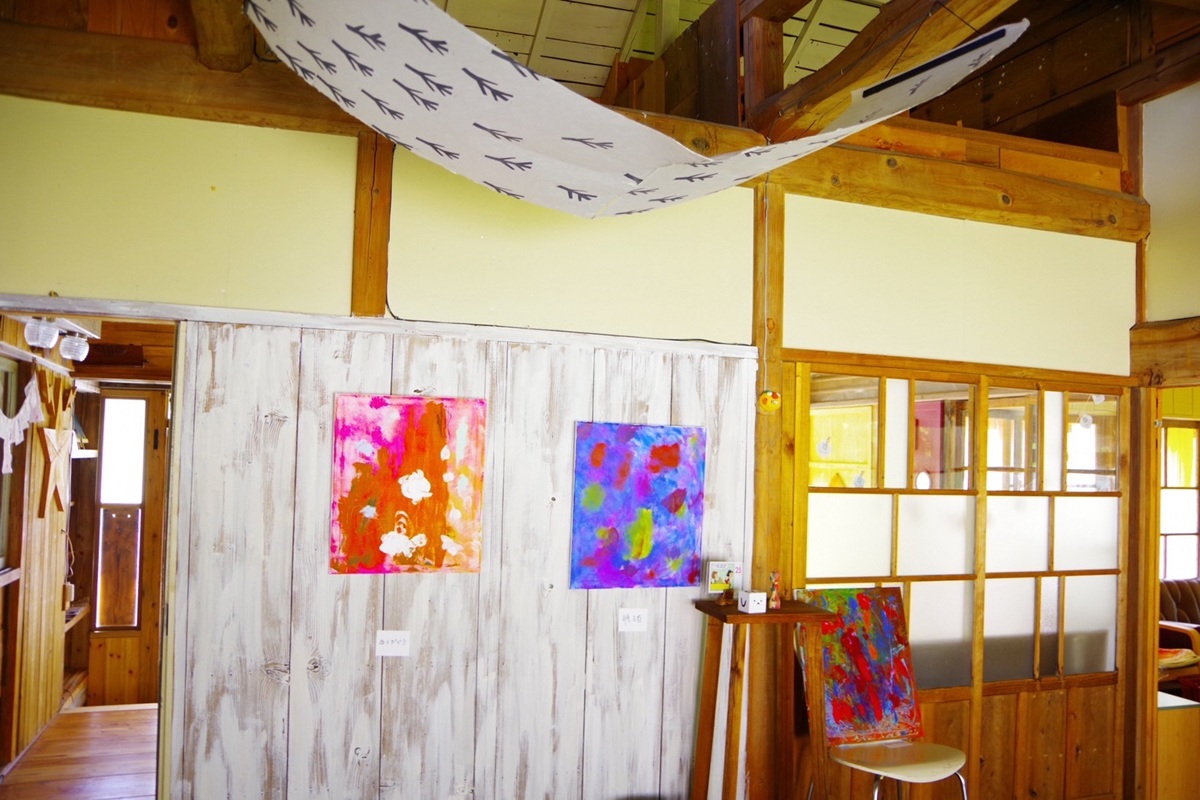 【ANA限定】アクリル画F8号「NIGHT DANCER」 [BV017]