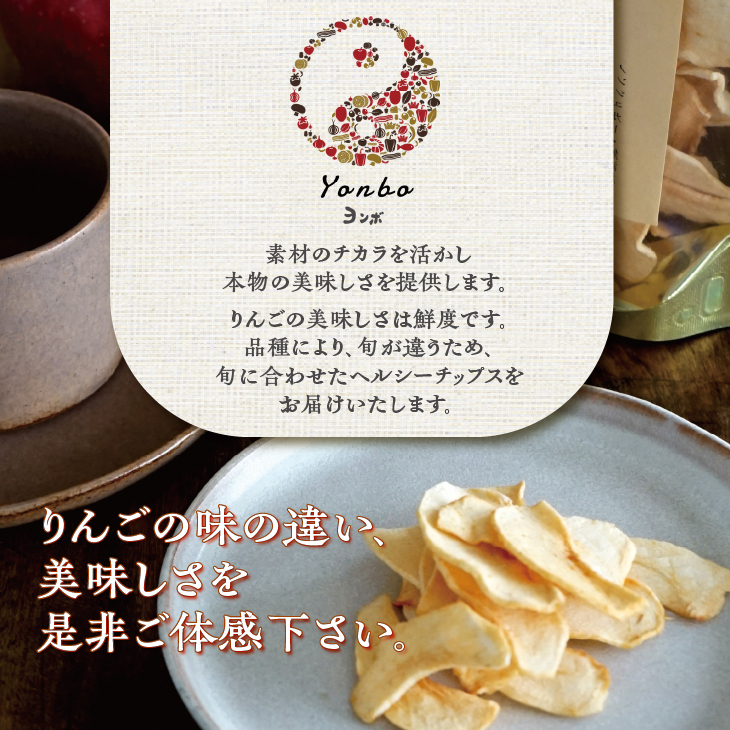 りんごのヘルシーチップス　20g×5袋 [CC001]