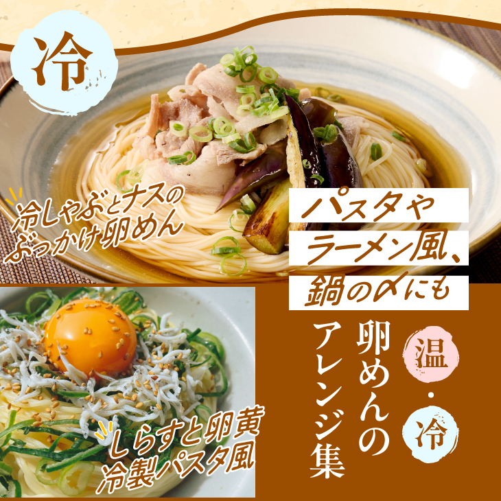 40人前！卵香るそうめん「卵めん」200g×20袋 無添加 岩手名産 素麺[K0025]