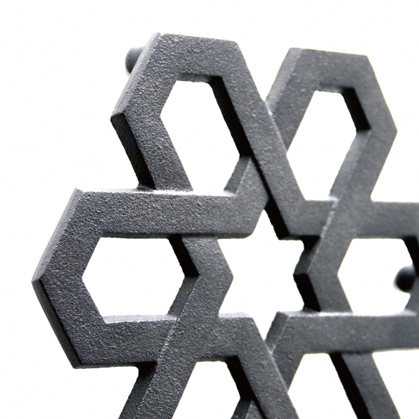 南部鉄器 瓶敷 雪格子[Z0051]