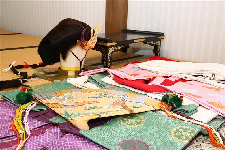平安時代風 女の子衣装体験(身長93cm～120cm)1名様分 [RE003]
