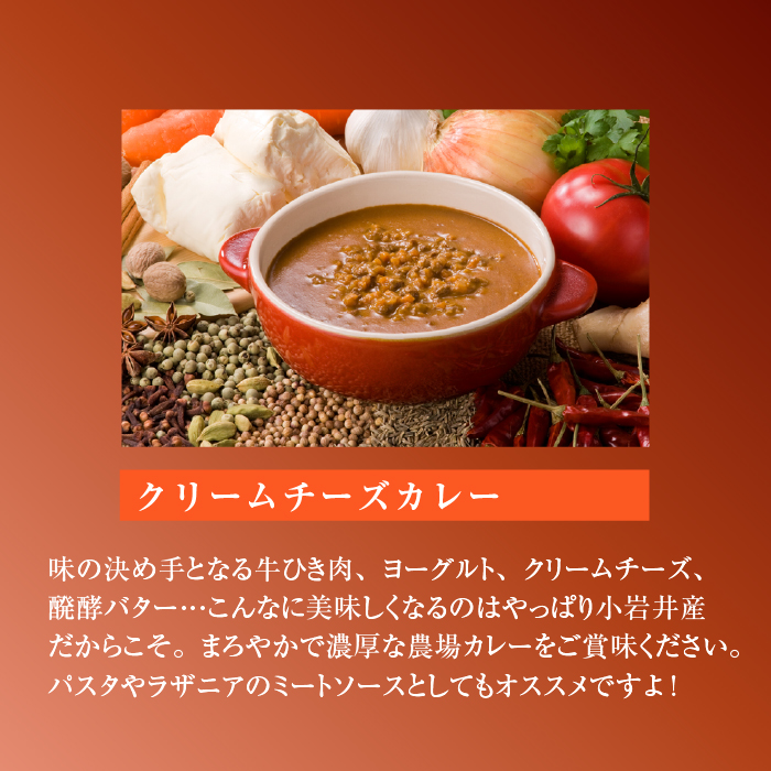 小岩井農場 厳選素材 カレー バラエティ セット 4食 ／ 人気 ビーフカレー カレーライス カリー レトルトカレー レトルト 中辛 クリームチーズ チーズカレー 2種類 食べ比べ お取り寄せ ギフト プチギフト 贈答用 贈り物 プレゼント お祝い 国産 ビーフ 牛肉 お土産 手土産 誕生日 記念日 常温発送 おすすめ