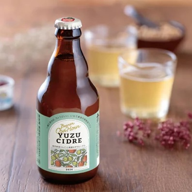 ベアレン醸造所 Our Hour ゆずシードル 330ml 24本 ／ 岩手県産りんご使用 りんご リンゴ 林檎 アップル ゆず 柚子 ユズ 果実酒 シードル ワイン スパークリングワイン 酒 お酒 瓶 人気 国産 国内製造 ギフト プチギフト プレゼント 家庭用 自宅用 おすすめ