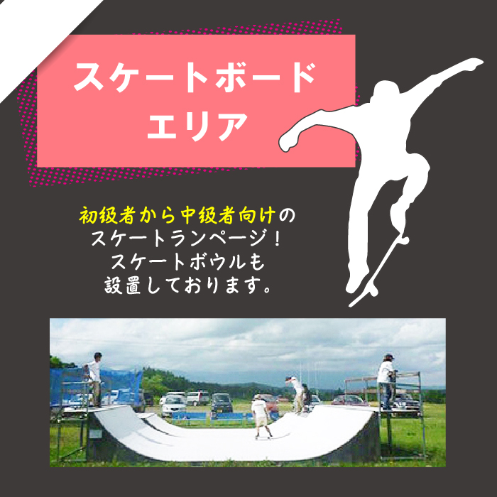 自由屋サマーゲレンデ 1日利用券 1名様 【全エリア共通】 ／ スキー スノーボード スノボー スケボー オフトレ