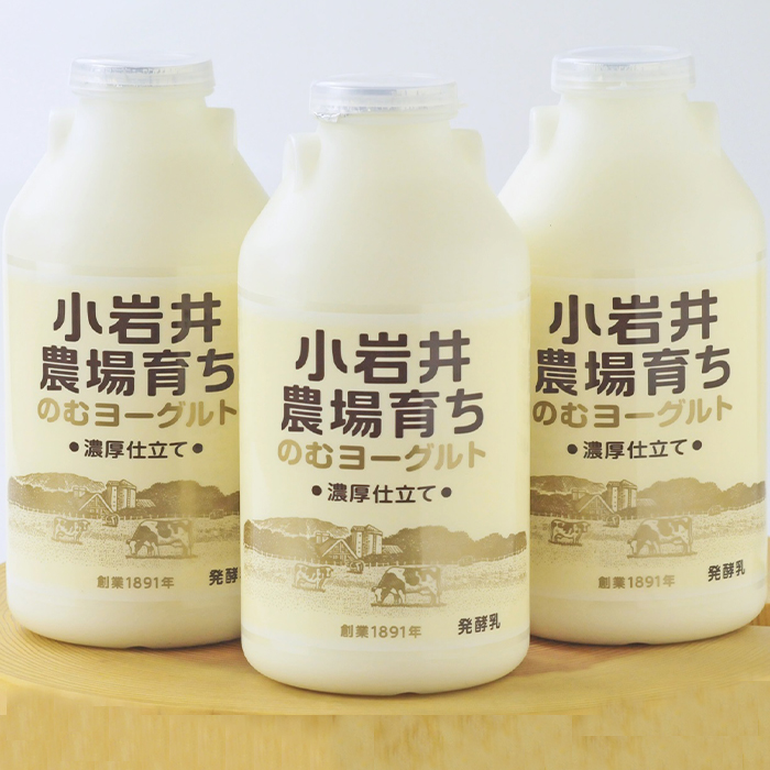小岩井農場育ち のむヨーグルト 500ml×6本 ／ 乳製品 ヨーグルト ドリンク おすすめ 濃厚 濃い 小岩井農場 農場育ち 醗酵乳 ソフトドリンク デザート スイーツ 感覚 喜ばれる お取り寄せ プレゼント ギフト 家庭用 自宅用 人気 冷蔵発送 国産 飲料 飲み切り 飲みきりサイズ