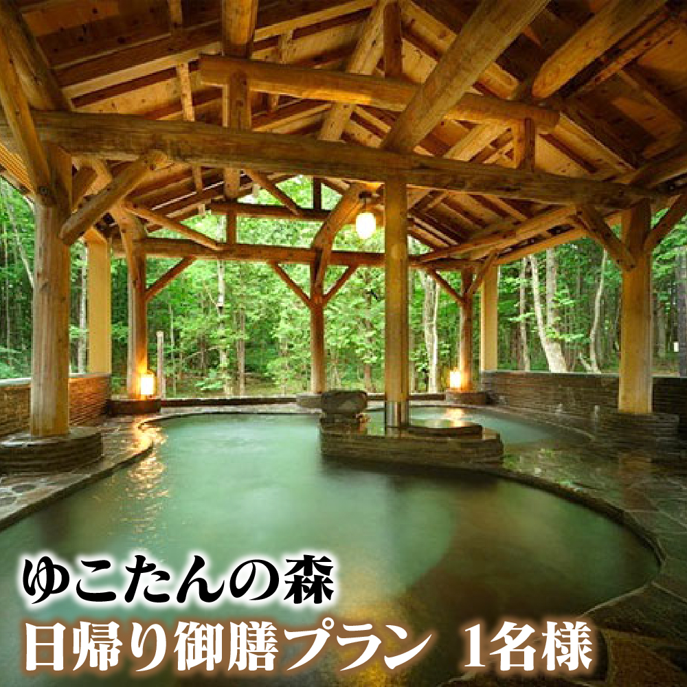 南網張ありね温泉 ゆこたんの森 日帰り御膳プラン 1名様 ／ 日帰り旅行 温泉
