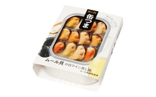缶つま ムール貝の白ワイン蒸し風 24缶 お酒 缶詰 つまみ 酒 肉 海産物 小分け おかず ムール貝 白ワイン