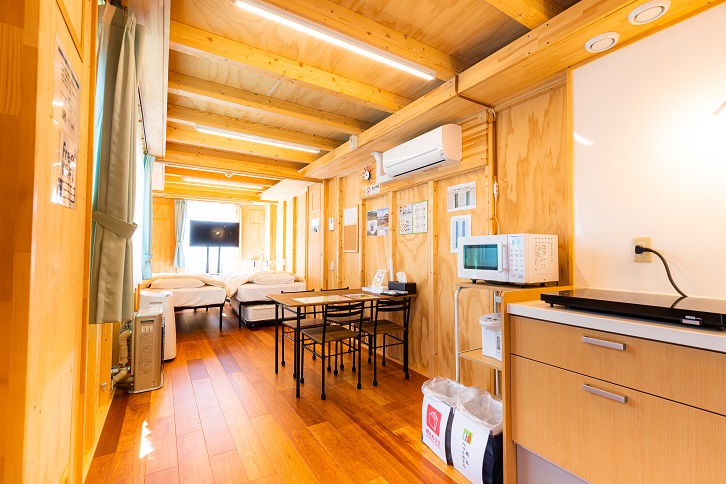 モビリタコート岩手 定員8名1棟貸（2室）1泊BBQ付（夕食）宿泊券 バーベキュー BBQ アウトドア 施設利用券 チケット 宿泊 泊り 自然 友達 家族