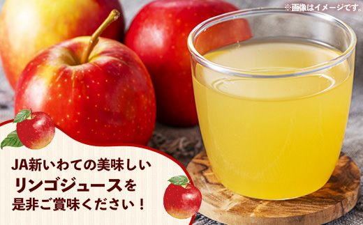 JA新いわてリンゴジュース2箱 りんご リンゴ 果汁 100％ フルーツ 果物 ジュース ドリンク 195ｇ × 30本 × 2箱 缶 岩手県 岩手町