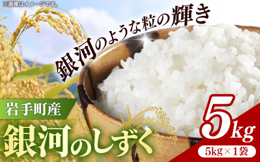 令和7年産岩手町産銀河のしずく精米5kg 米 白米 ごはん もっちり 新鮮 おすすめ 銘柄 送料無料 農家直送 こめ 岩手 岩手町 岩手県 Mふぁ～む