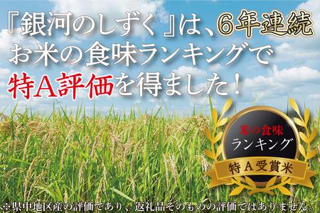 ★令和7年産★【9回定期便】特A受賞 銀河のしずく10kg（5kg×2袋）岩手県紫波町産 (AD043) 9回定期便 10kg