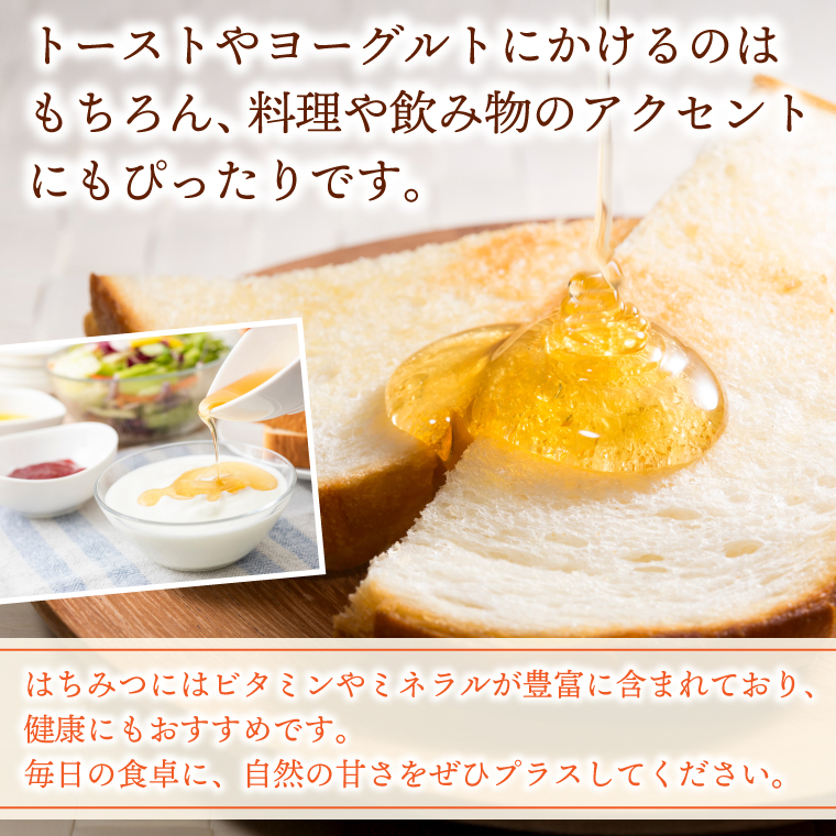 純粋はちみつ 300g×2本（アカシア・百花蜜） (ES001)