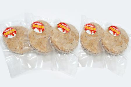 【浅沼養鶏場】チキンハンバーグ 約120g×5枚 (約600g) 農場直営親鶏肉使用 (AJ017)