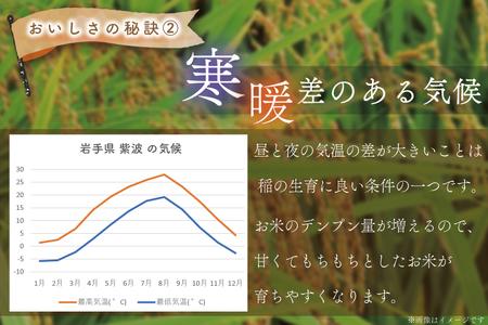 ★令和7年産★【2回定期便】特別栽培米 ひとめぼれ5kg 岩手県紫波町産 (AD046) 2回定期便 5kg